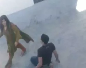 Bắt, đồ ấn độ ngoài trời, ở bên ngoài, an ninh sân thượng, trẻ